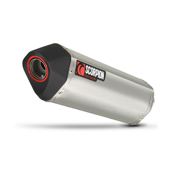 Scorpion Exhaust Honda VFR1200 X Crosstourer 2012 - 2020 Serket Parallel Slip-on Brushed Stainless Steel Sleeve